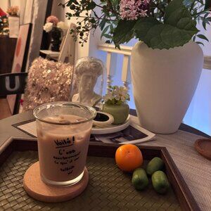 Thick-Wall Glass Water Cups - BPA-Free